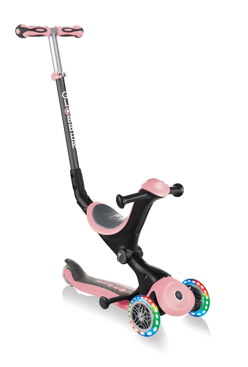 Globber GO•UP Deluxe Convertible Foldable Scooter (LED wheels) - 5 Colours - Pupsik Singapore
