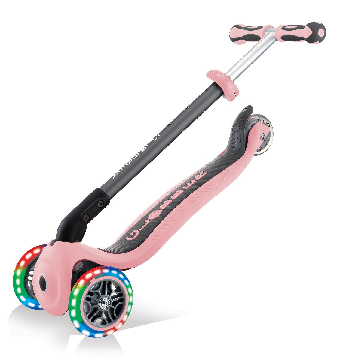 Globber GO•UP Deluxe Convertible Foldable Scooter (LED wheels) - 5 Colours - Pupsik Singapore