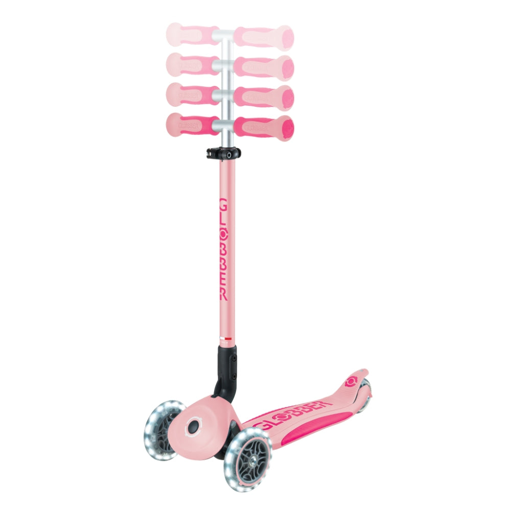Globber GO•UP Deluxe Convertible Foldable Scooter (LED wheels) - 5 Colours