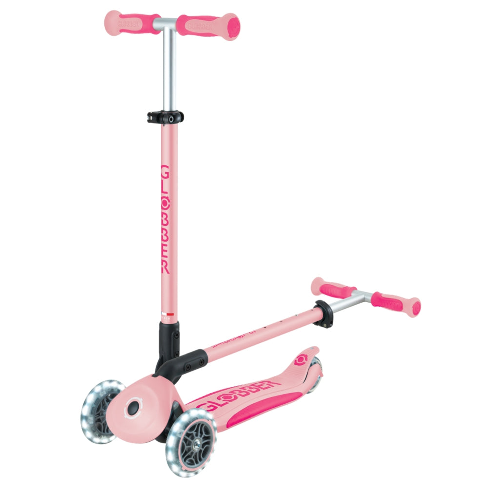 Globber GO•UP Deluxe Convertible Foldable Scooter (LED wheels) - 5 Colours
