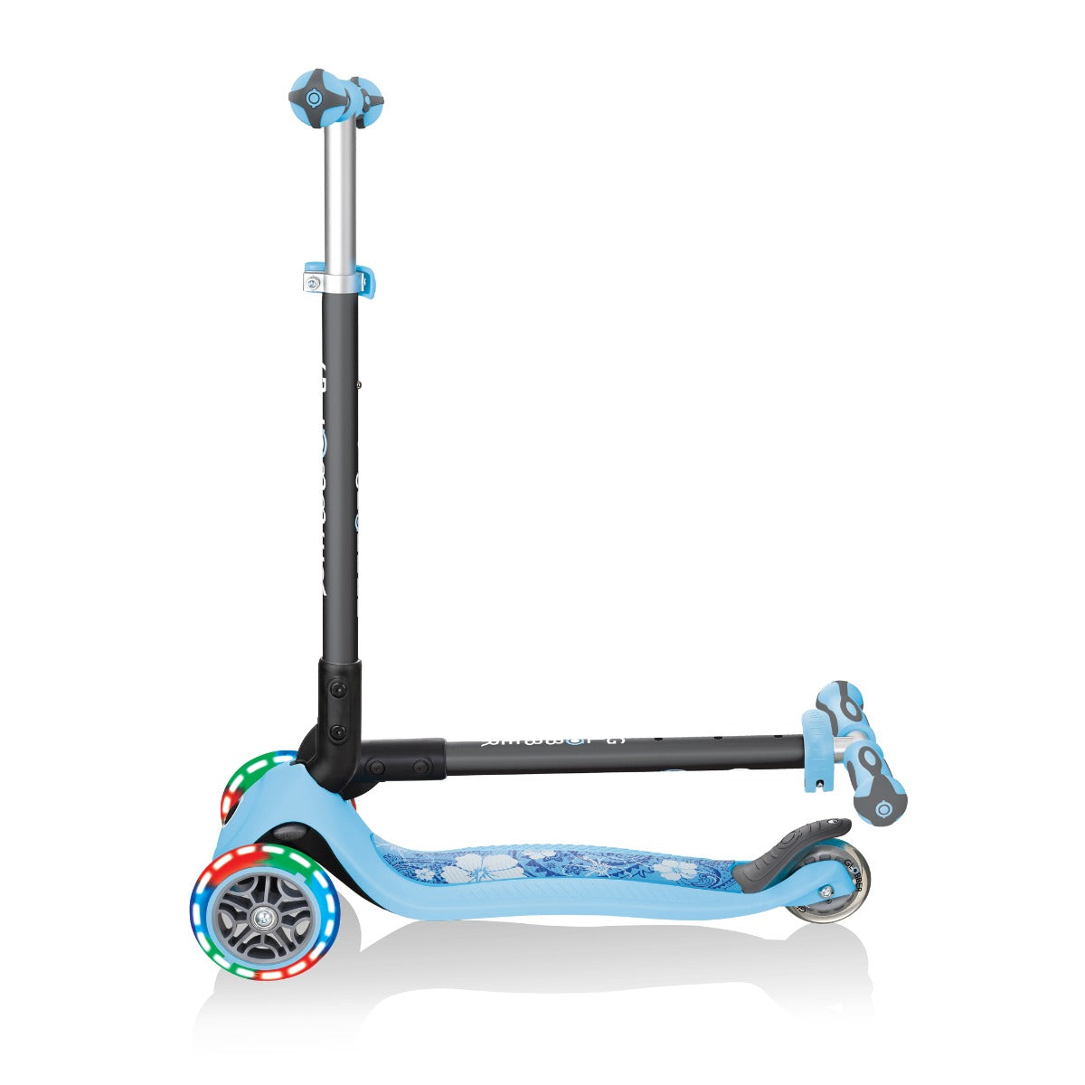 Globber GO•UP Deluxe Fantasy Lights Convertible Foldable Scooter (LED Wheels) - 3 Designs - Pupsik Singapore