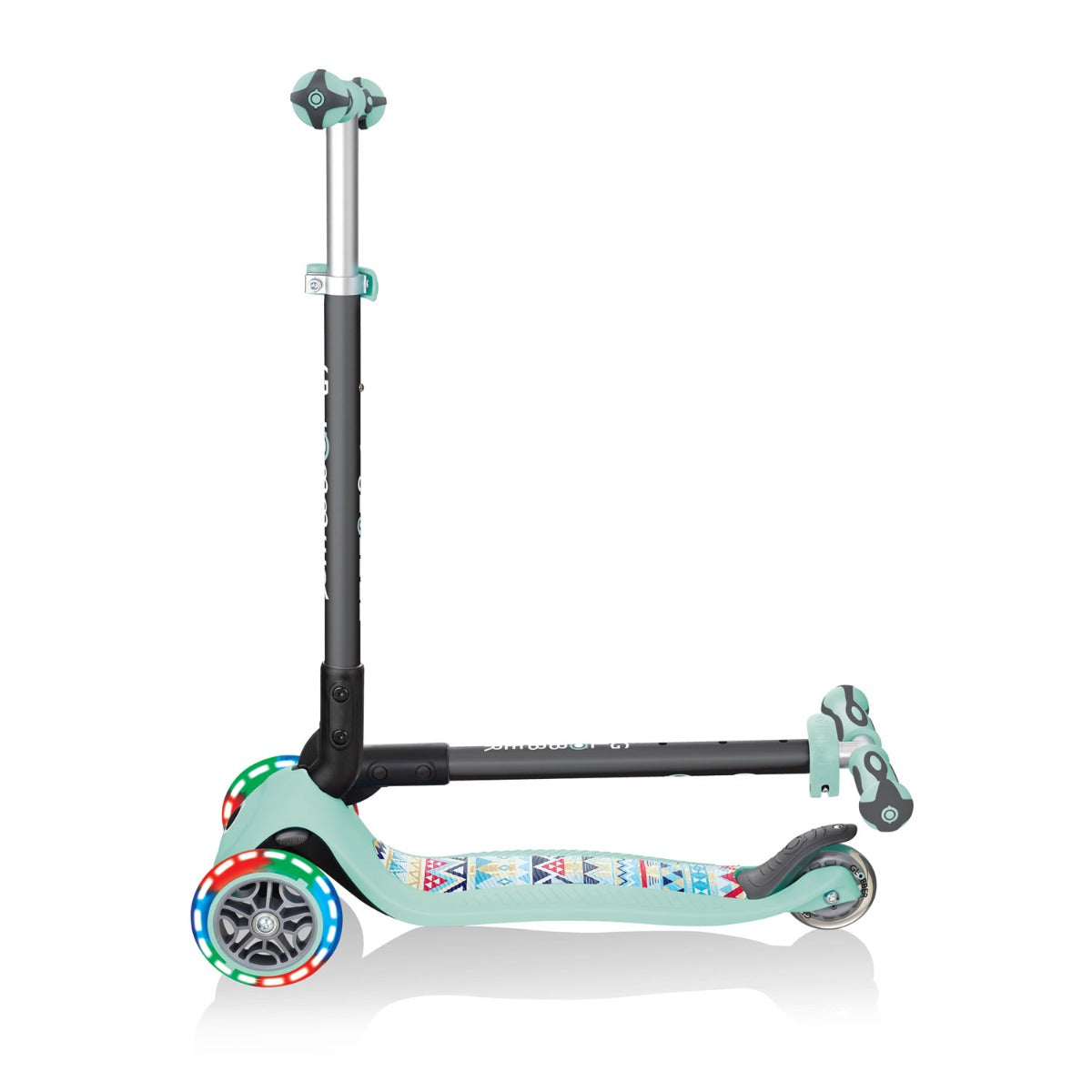 Globber GO•UP Deluxe Fantasy Lights Convertible Foldable Scooter (LED Wheels) - 3 Designs - Pupsik Singapore