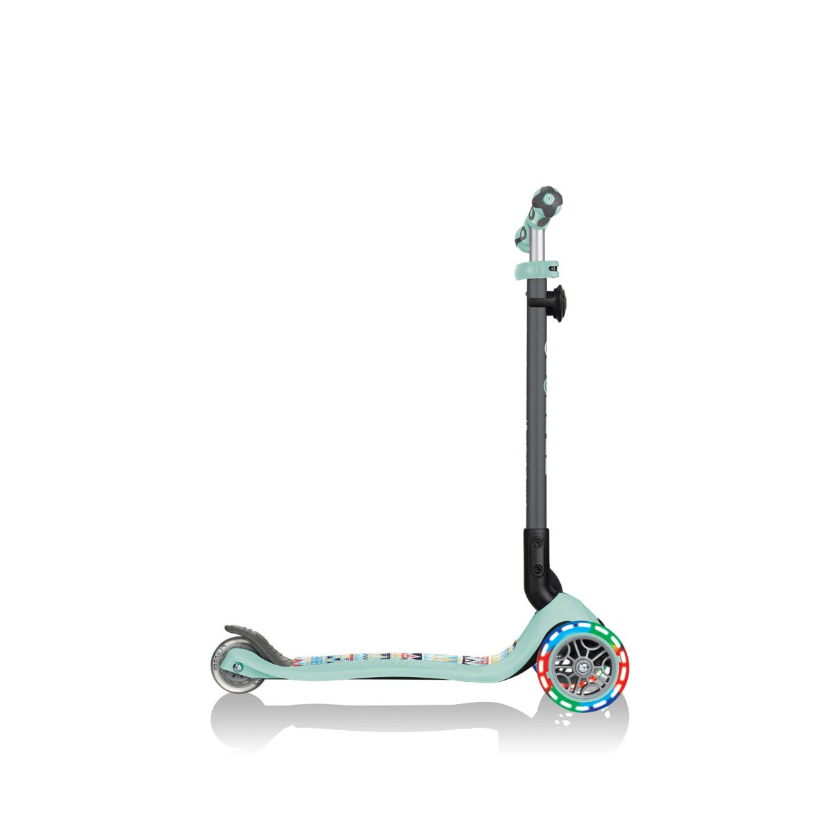 Globber GO•UP Deluxe Fantasy Lights Convertible Foldable Scooter (LED Wheels) - 3 Designs - Pupsik Singapore