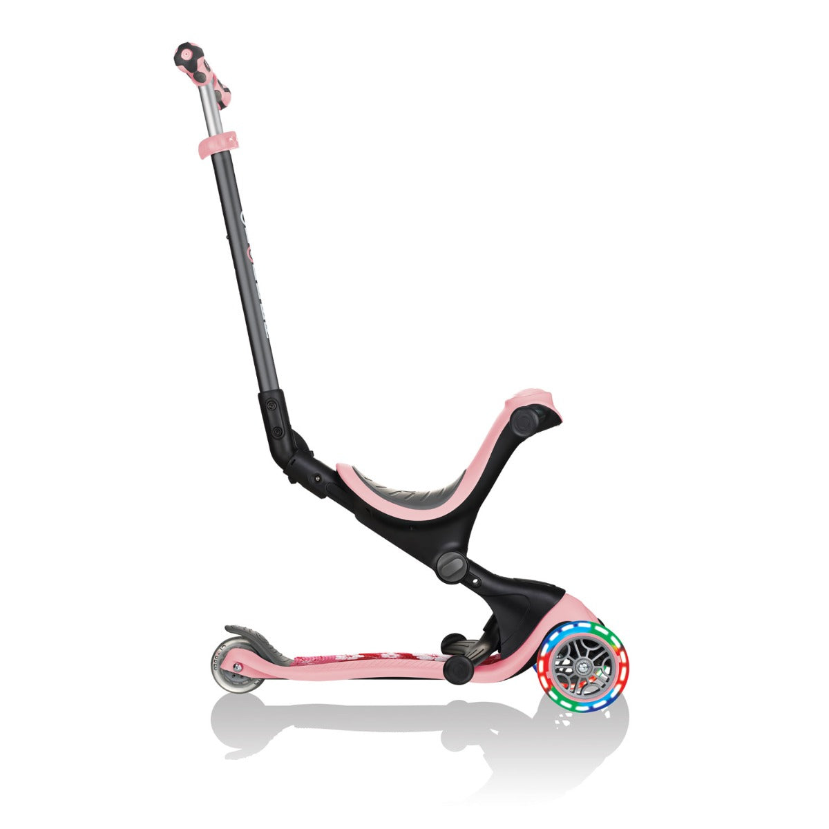 Globber GO•UP Deluxe Fantasy Lights Convertible Foldable Scooter (LED Wheels) - 3 Designs - Pupsik Singapore