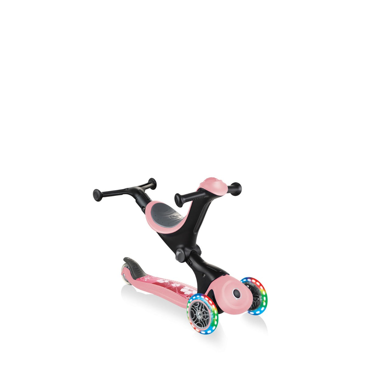 Globber GO•UP Deluxe Fantasy Lights Convertible Foldable Scooter (LED Wheels) - 3 Designs - Pupsik Singapore