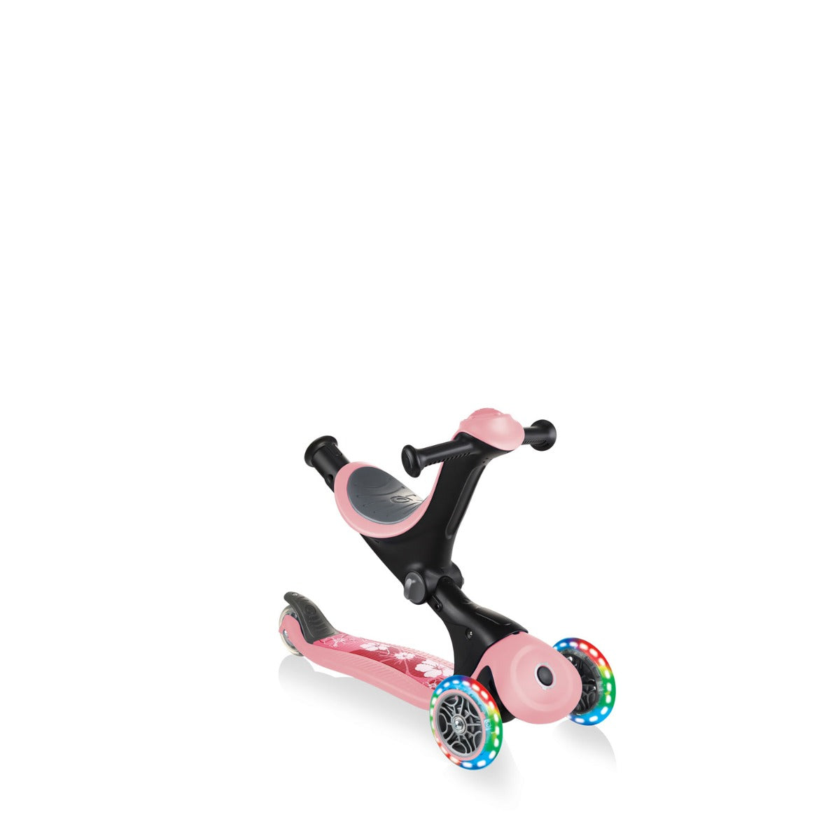 Globber GO•UP Deluxe Fantasy Lights Convertible Foldable Scooter (LED Wheels) - 3 Designs - Pupsik Singapore