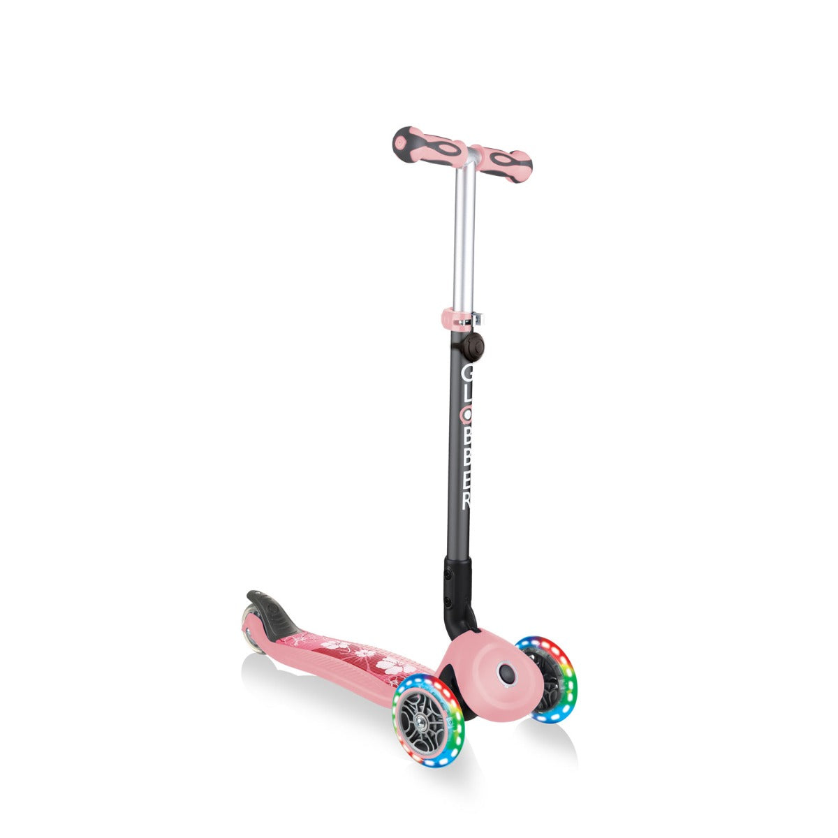 Globber GO•UP Deluxe Fantasy Lights Convertible Foldable Scooter (LED Wheels) - 3 Designs - Pupsik Singapore