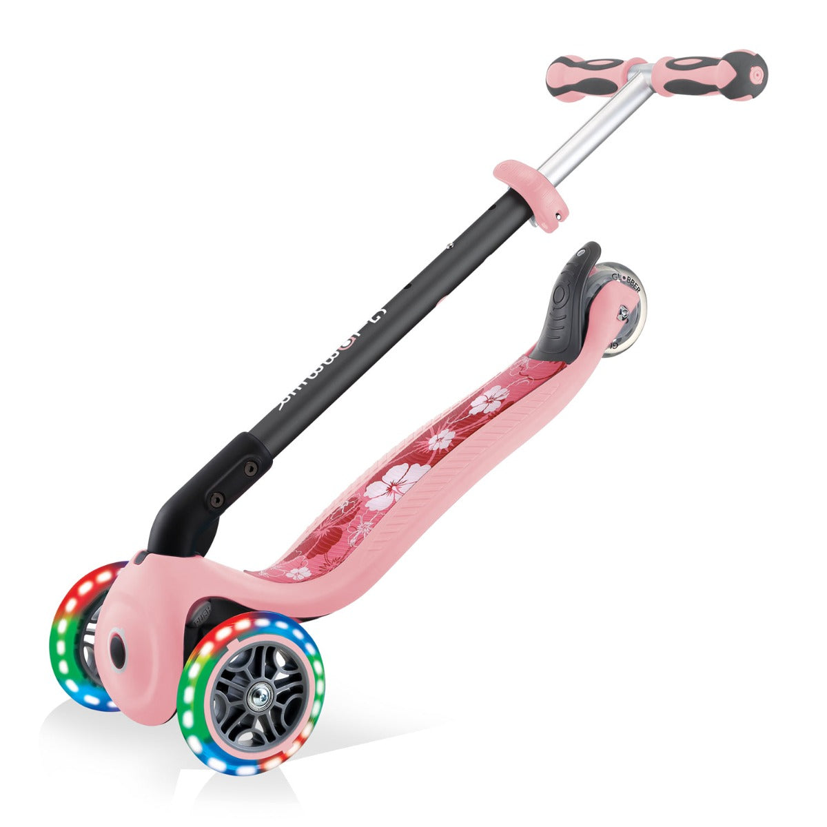 Globber GO•UP Deluxe Fantasy Lights Convertible Foldable Scooter (LED Wheels) - 3 Designs - Pupsik Singapore