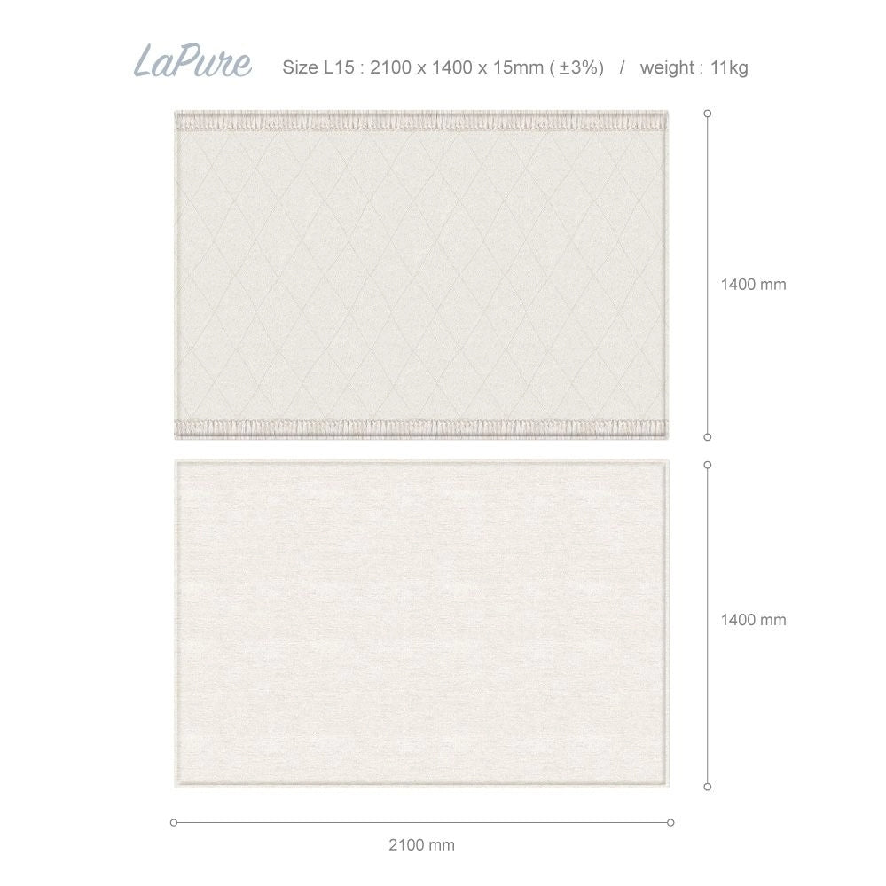 Parklon LaPure Playmat - Tasslug Sage Beige (L15)
