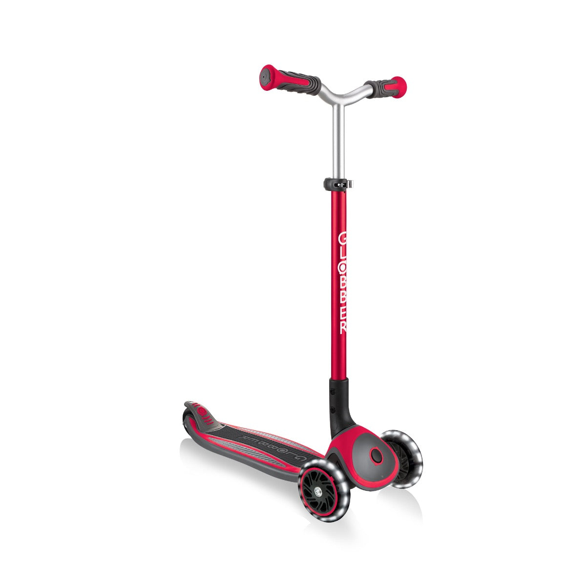 Globber Master Lights Foldable Scooter V2 (LED Wheels) (4 Colors) - Pupsik Singapore