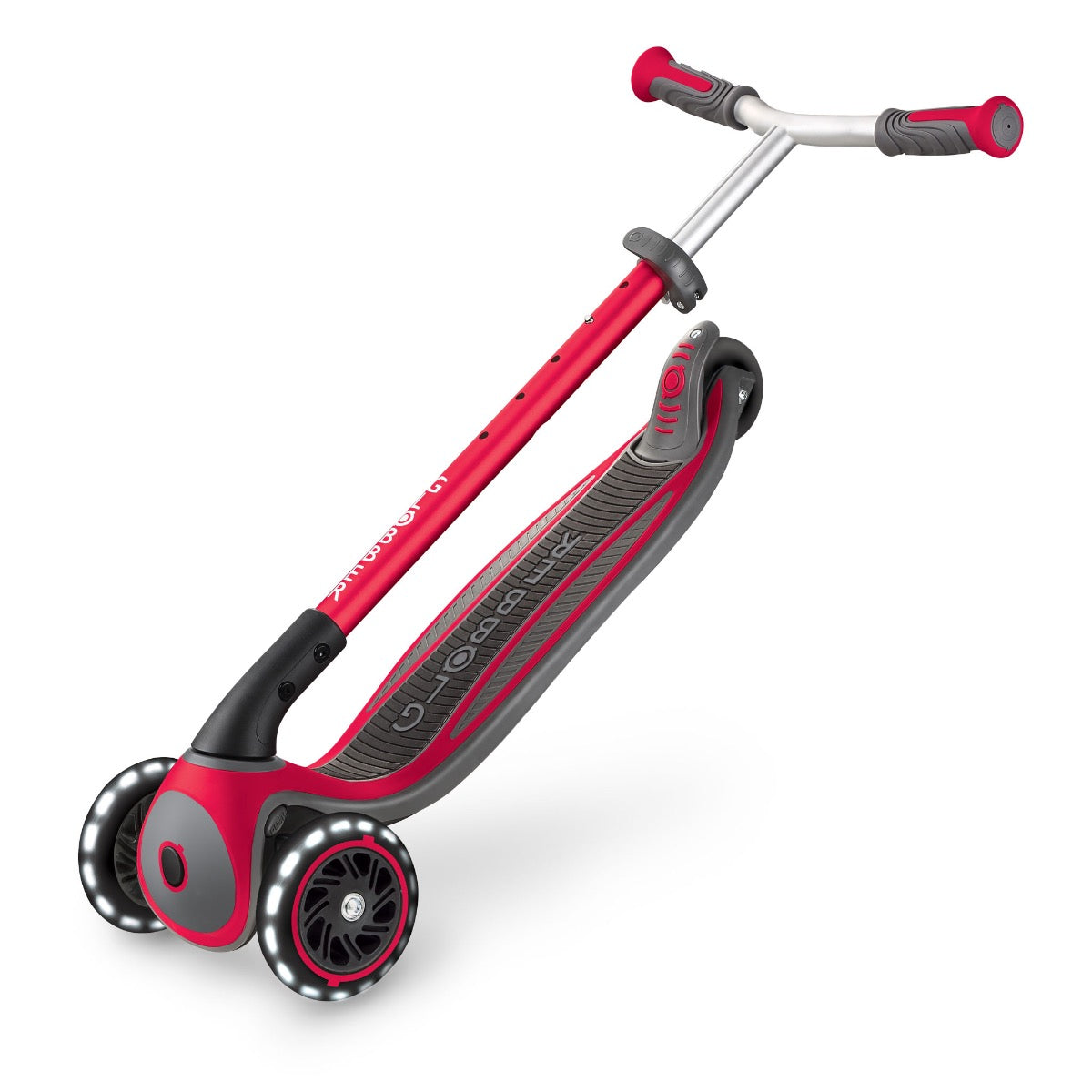 Globber Master Lights Foldable Scooter V2 (LED Wheels) (4 Colors) - Pupsik Singapore