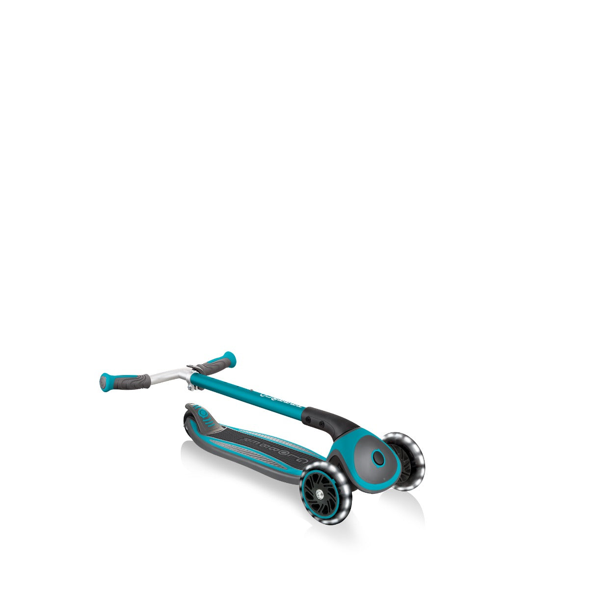 Globber Master Lights Foldable Scooter V2 (LED Wheels) (4 Colors) - Pupsik Singapore