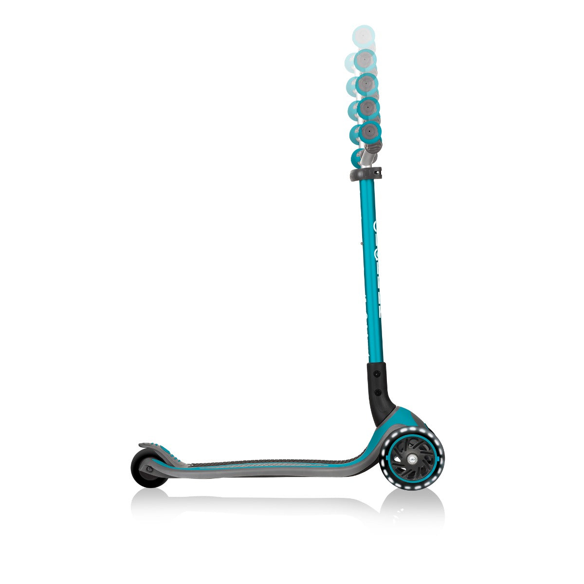Globber Master Lights Foldable Scooter V2 (LED Wheels) (4 Colors) - Pupsik Singapore