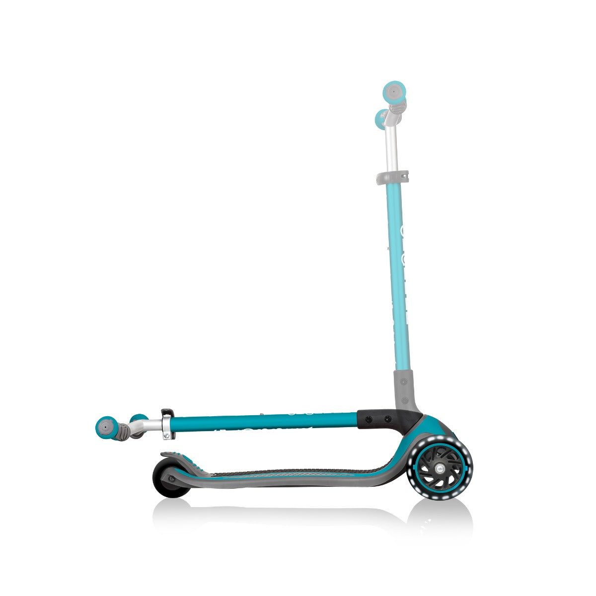 Globber Master Lights Foldable Scooter V2 (LED Wheels) (4 Colors) - Pupsik Singapore