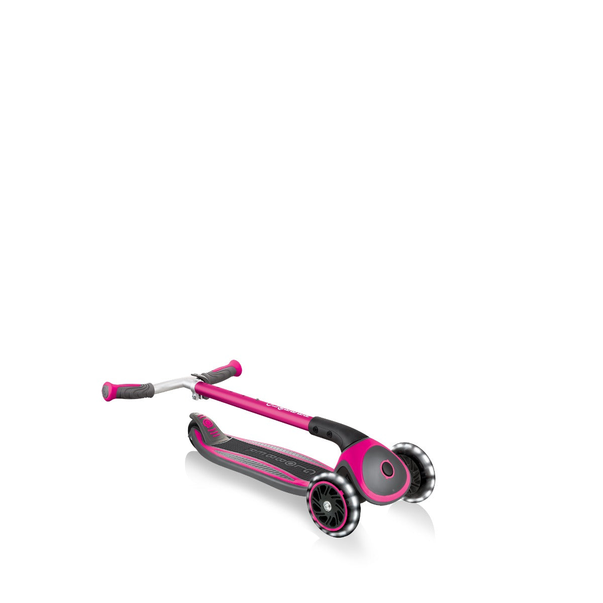 Globber Master Lights Foldable Scooter V2 (LED Wheels) (4 Colors) - Pupsik Singapore