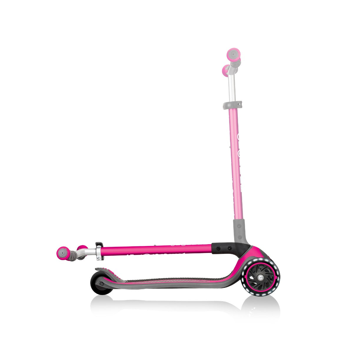 Globber Master Lights Foldable Scooter V2 (LED Wheels) (4 Colors) - Pupsik Singapore