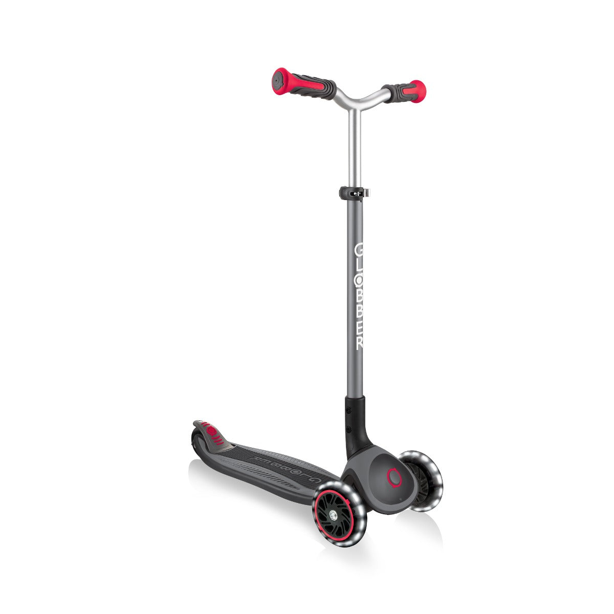 Globber Master Lights Foldable Scooter V2 (LED Wheels) (4 Colors) - Pupsik Singapore