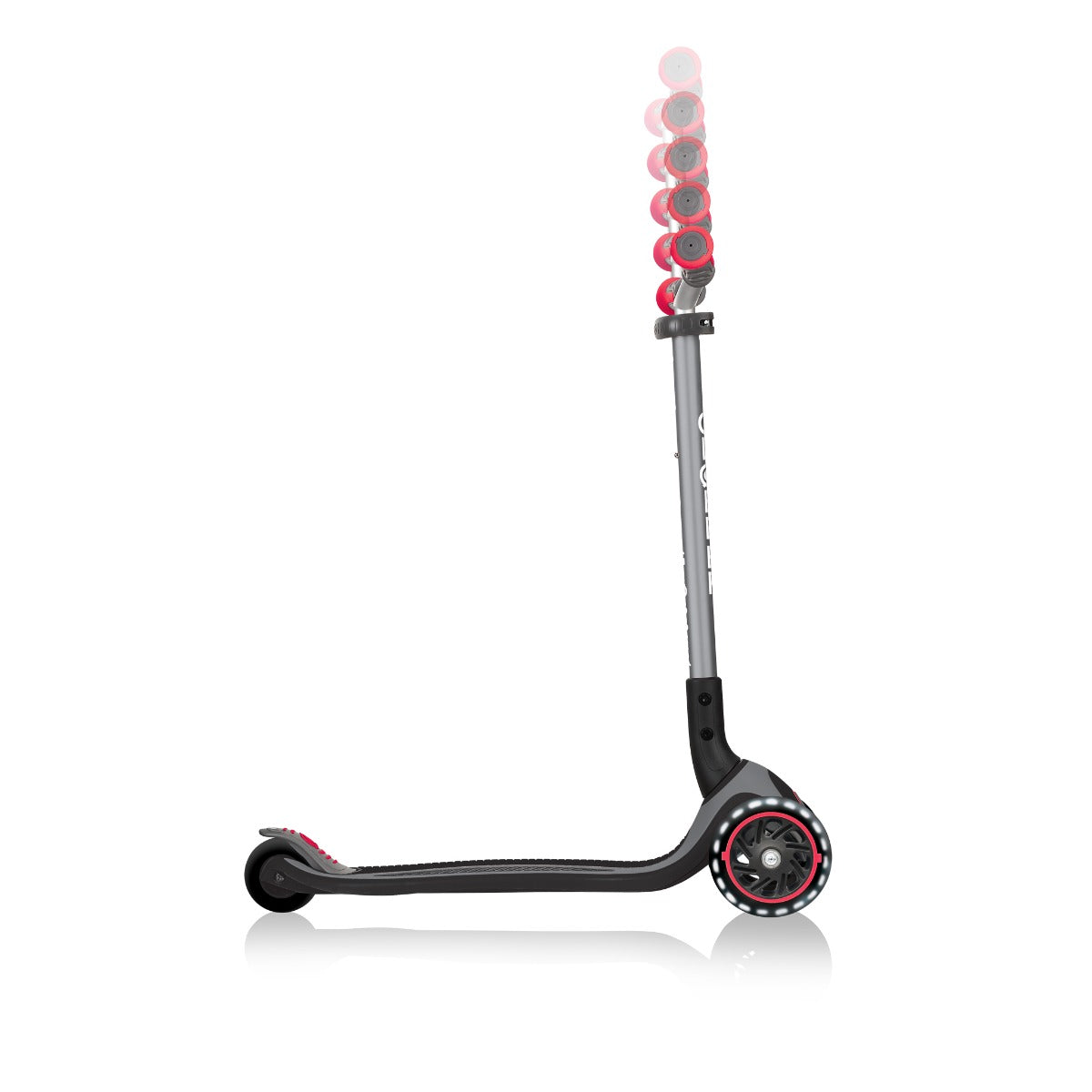 Globber Master Lights Foldable Scooter V2 (LED Wheels) (4 Colors) - Pupsik Singapore