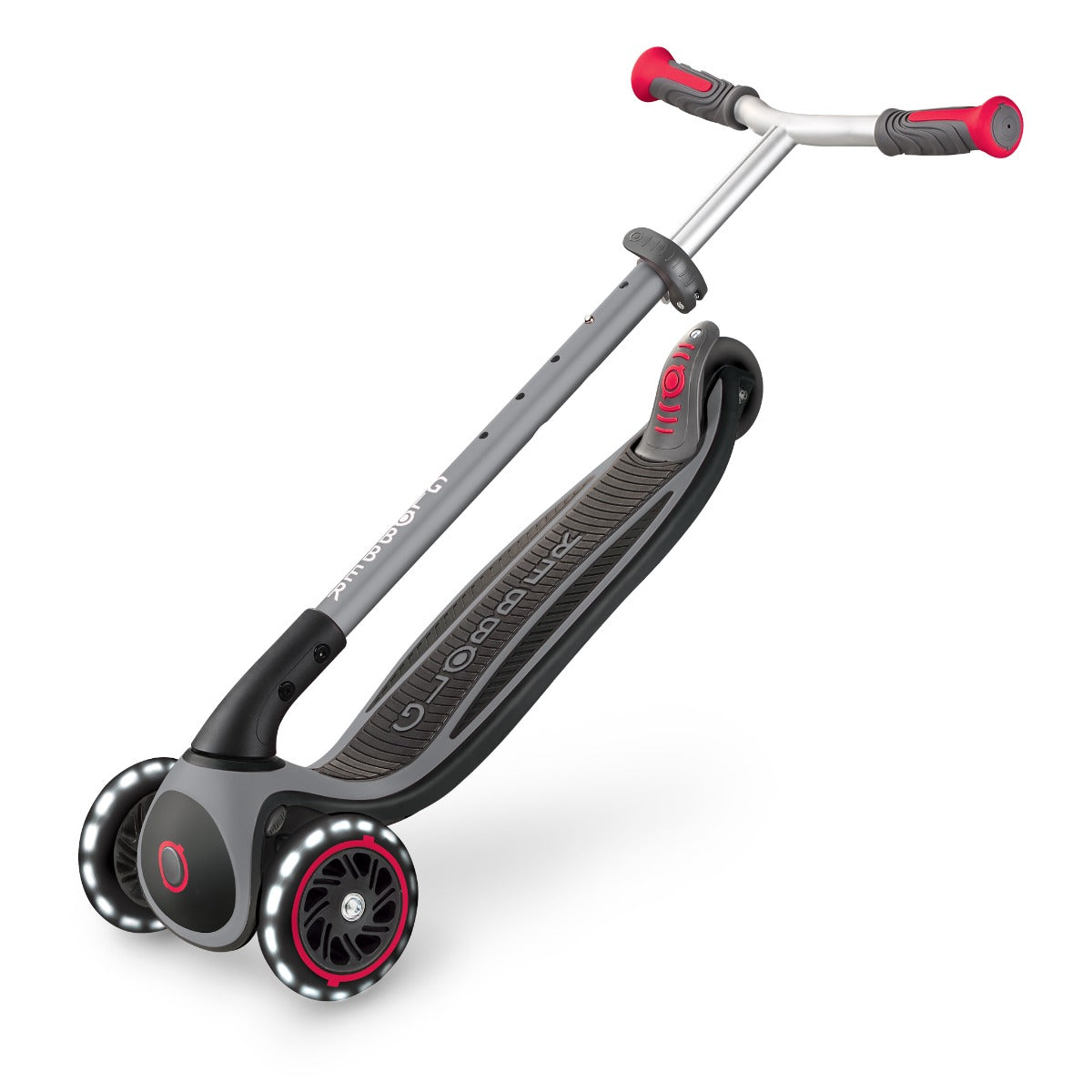 Globber Master Lights Foldable Scooter V2 (LED Wheels) (4 Colors) - Pupsik Singapore