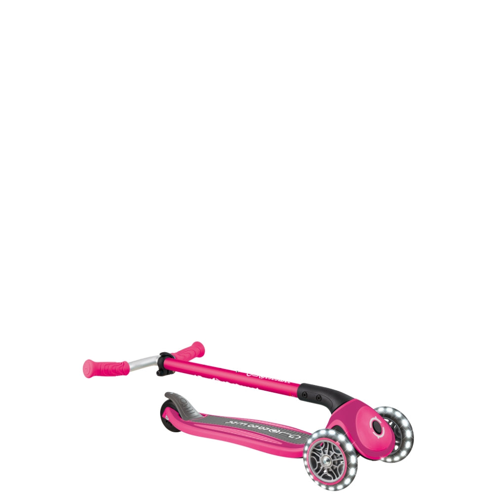 Globber Master Lights Foldable Scooter V2 (LED Wheels) (7 Colors)