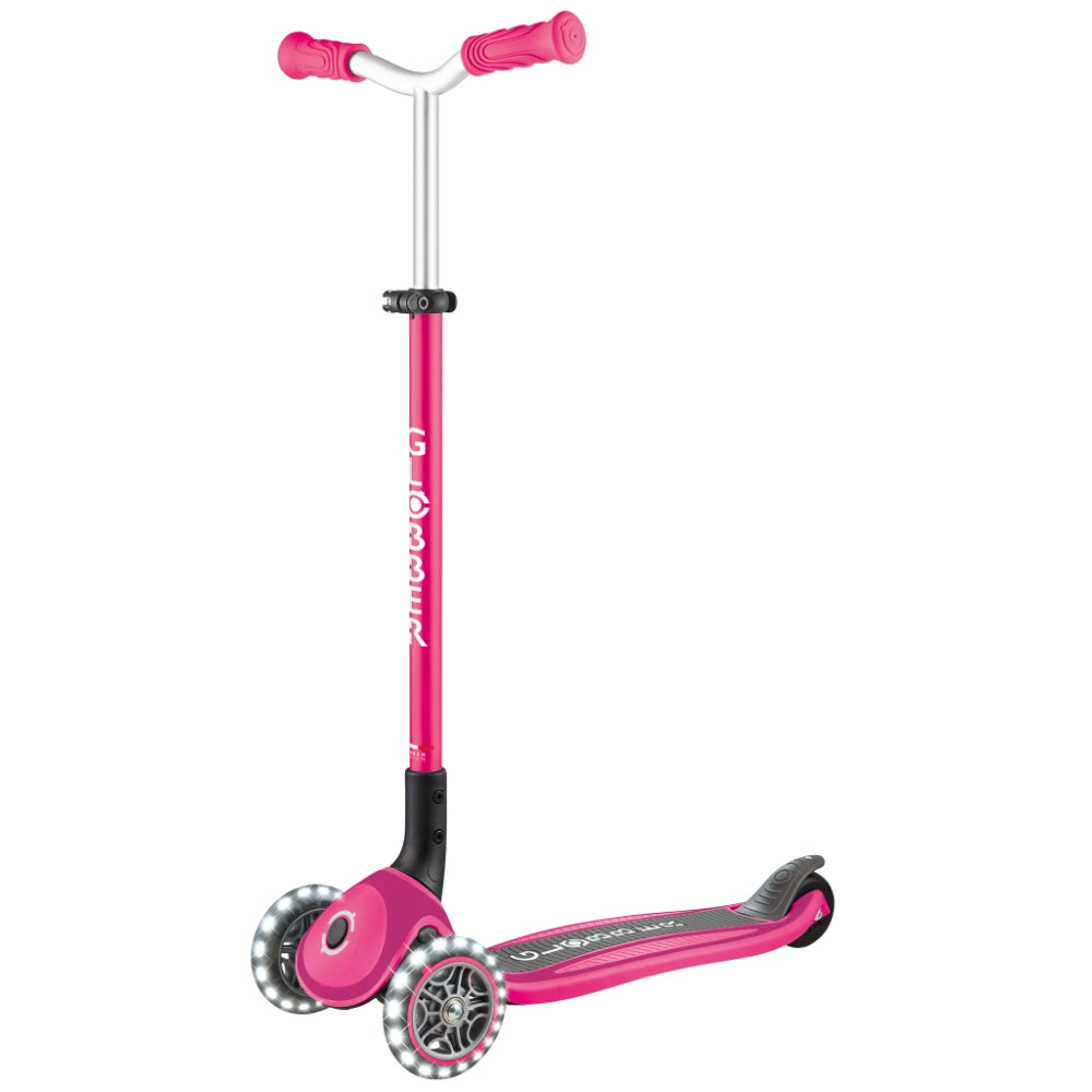 Globber Master Lights Foldable Scooter V2 (LED Wheels) (7 Colors)