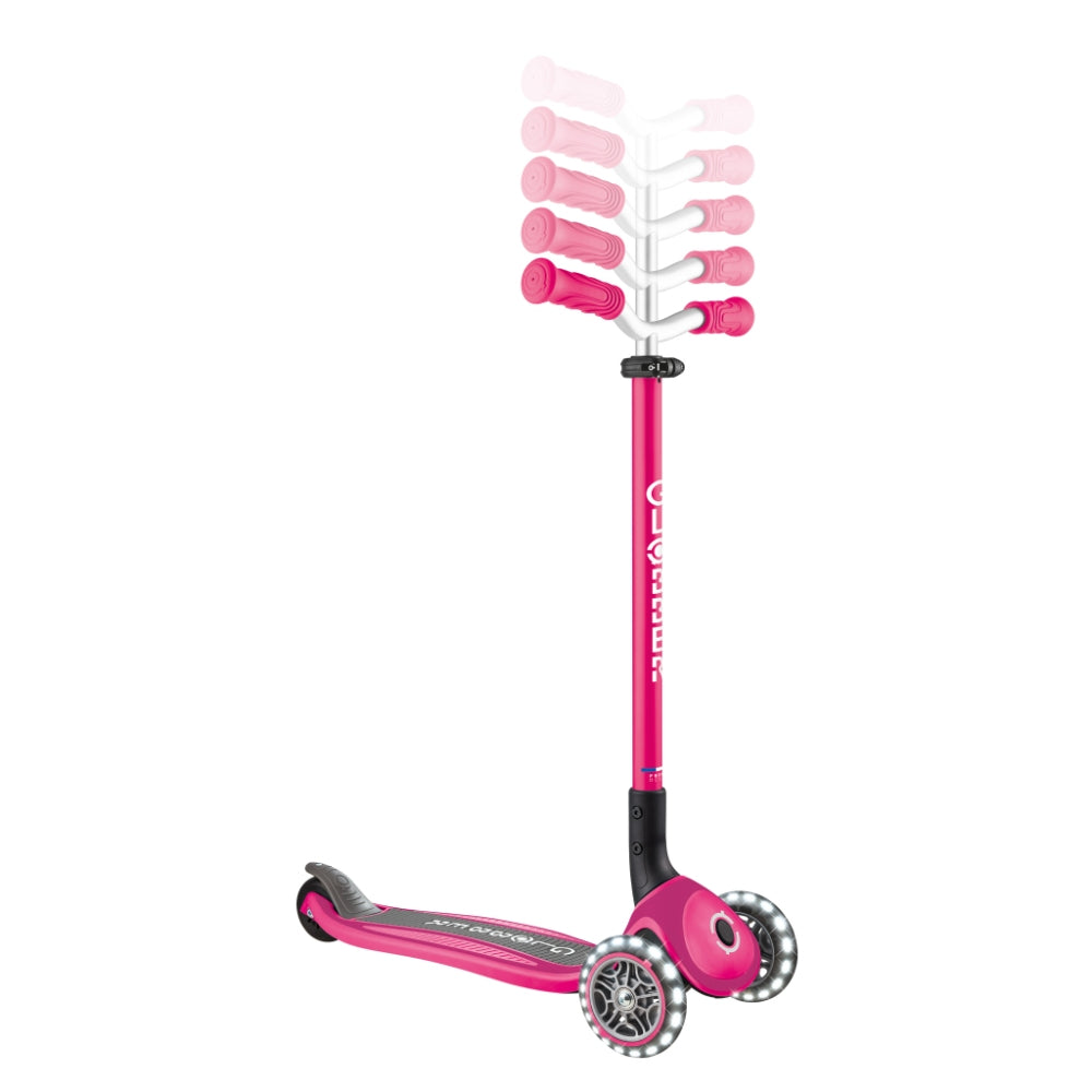 Globber Master Lights Foldable Scooter V2 (LED Wheels) (7 Colors)