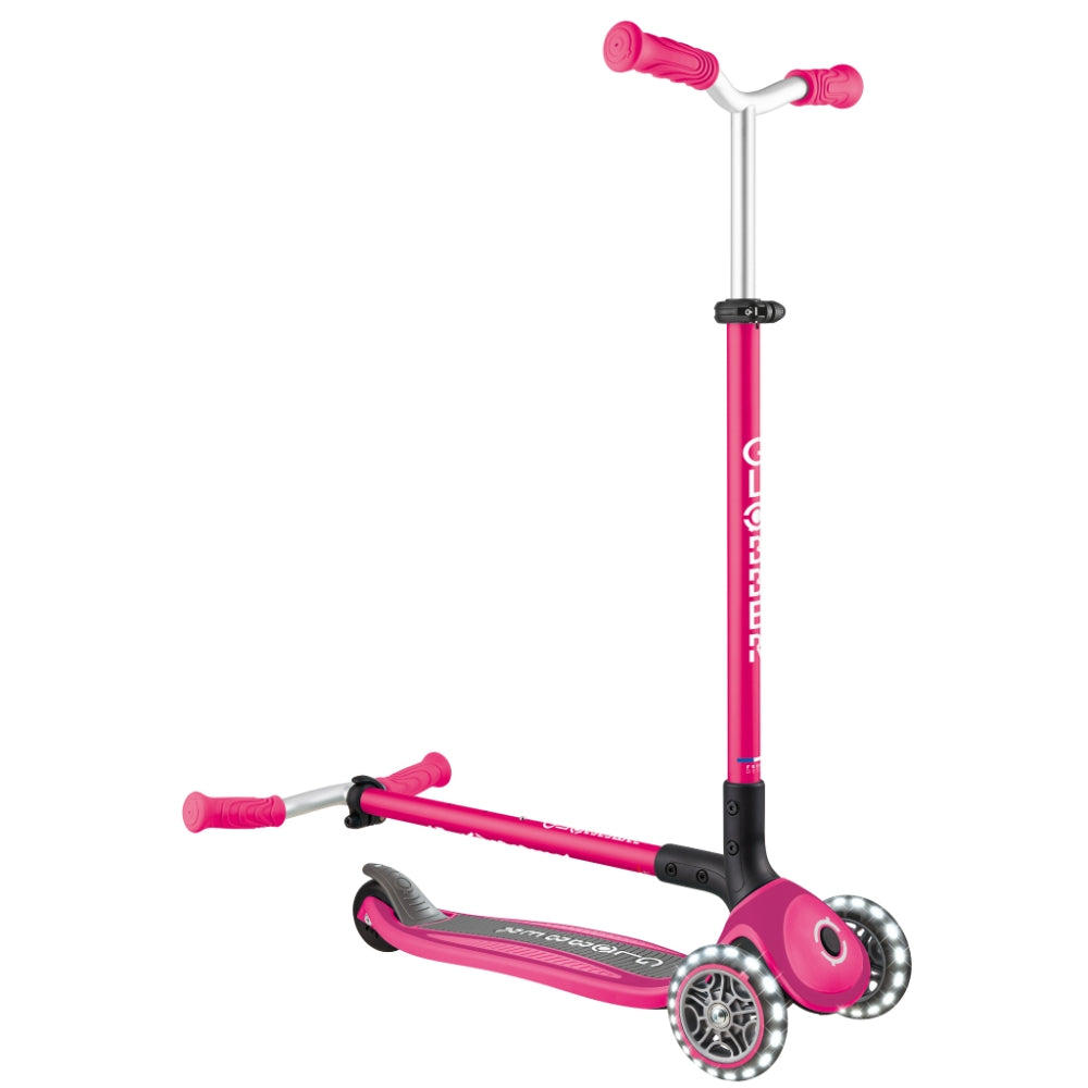 Globber Master Lights Foldable Scooter V2 (LED Wheels) (7 Colors)