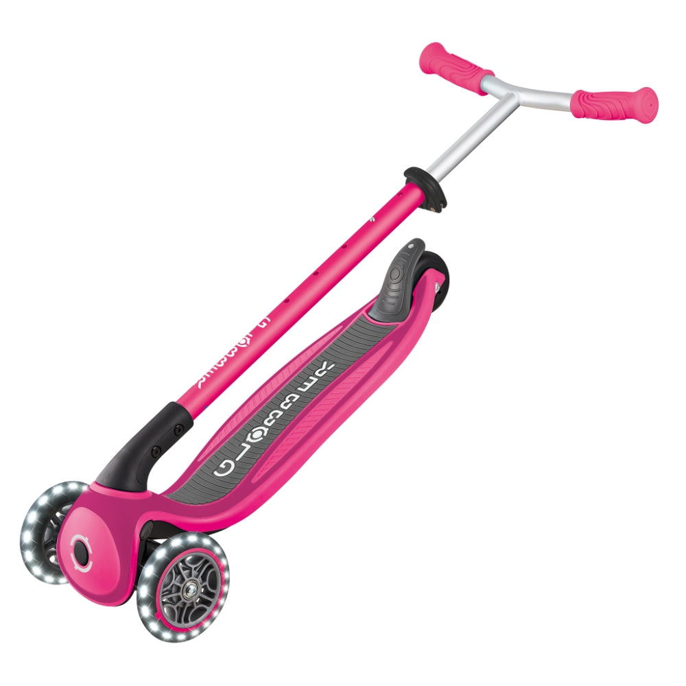 Globber Master Lights Foldable Scooter V2 (LED Wheels) (7 Colors)