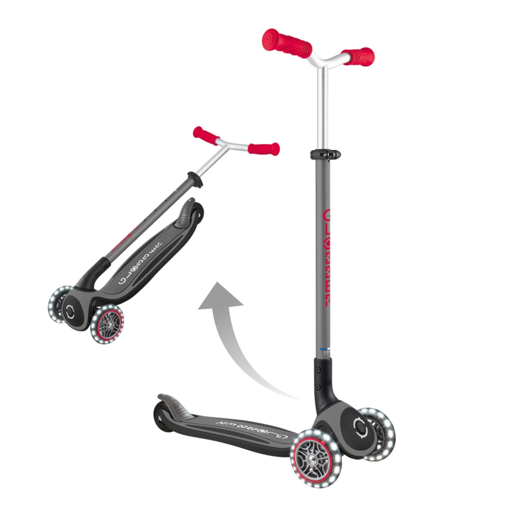 Globber Master Lights Foldable Scooter V2 (LED Wheels) (7 Colors)