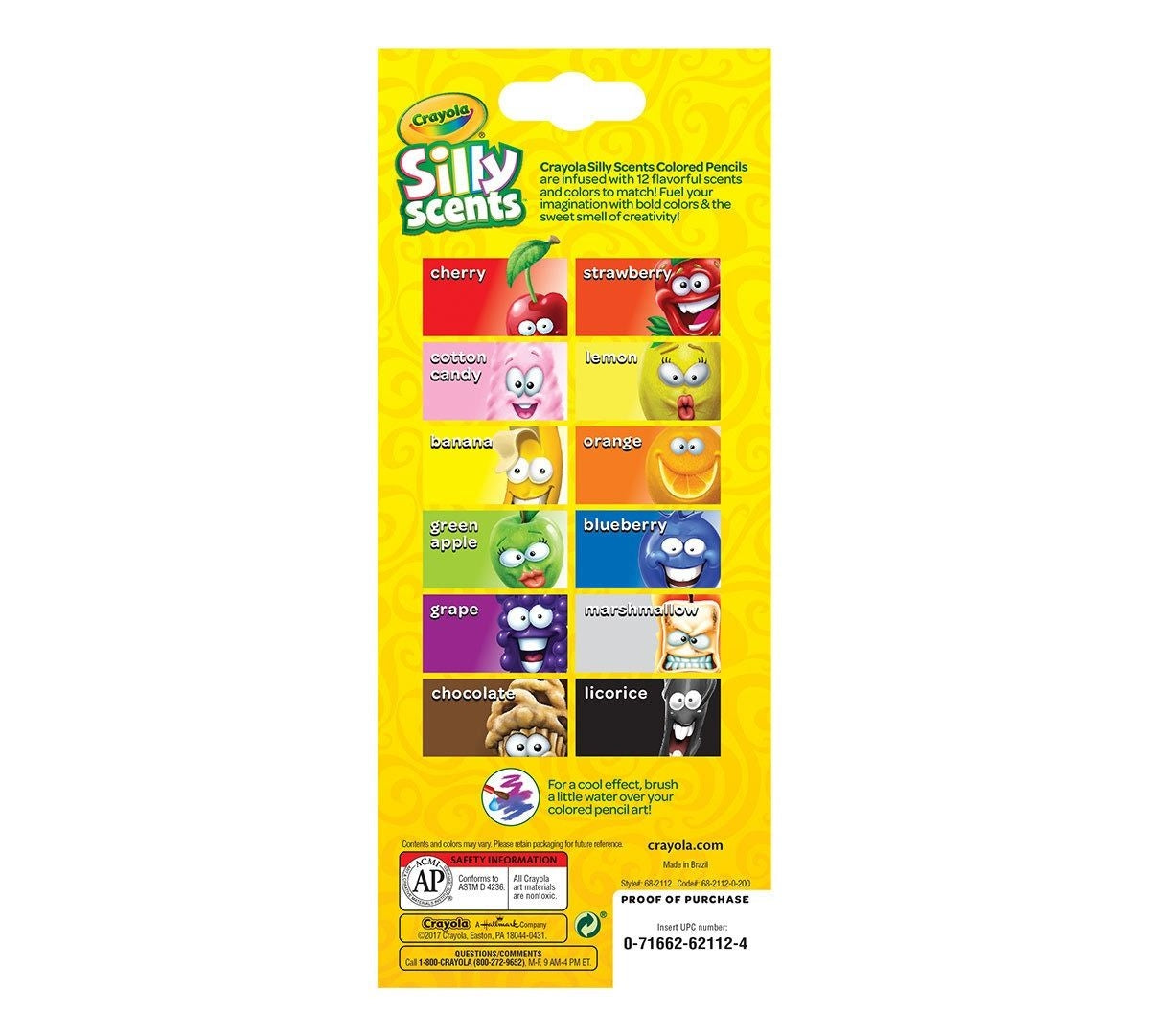 Crayola Silly Scents Colored Pencils (12pc)