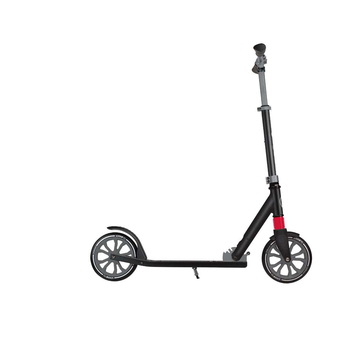 Globber NL 205 2-Wheel Foldable Scooter (8Y+) - Black Grey