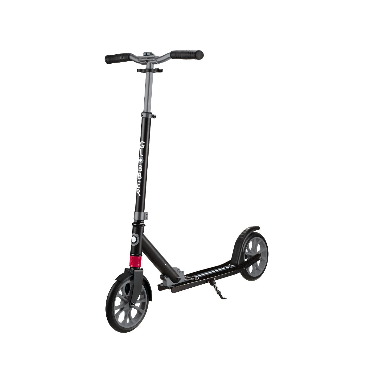 Globber NL 205 2-Wheel Foldable Scooter (8Y+) - Black Grey