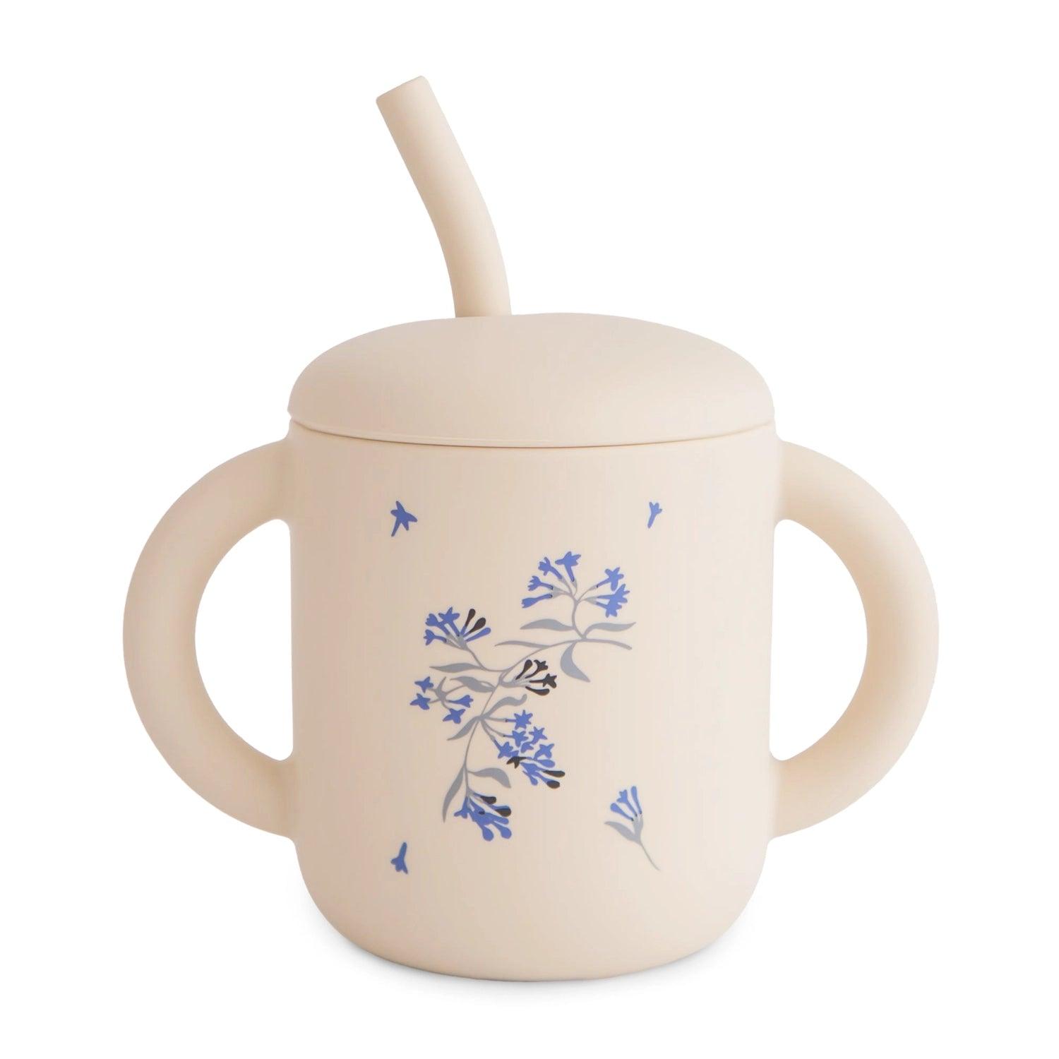 Mushie Silicone Training Cup + Straw, 175ml (14 Designs) - Pupsik Singapore