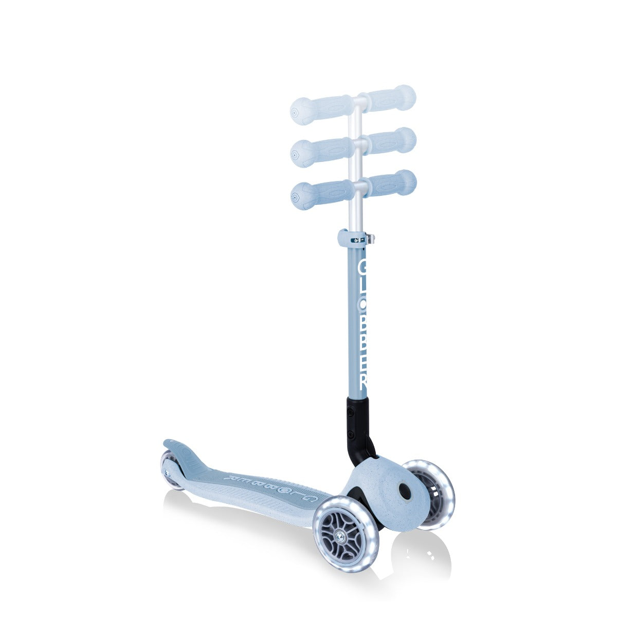 Globber Junior Foldable Fantasy Lights Scooter (LED Wheels) - 8 Colors - Pupsik Singapore