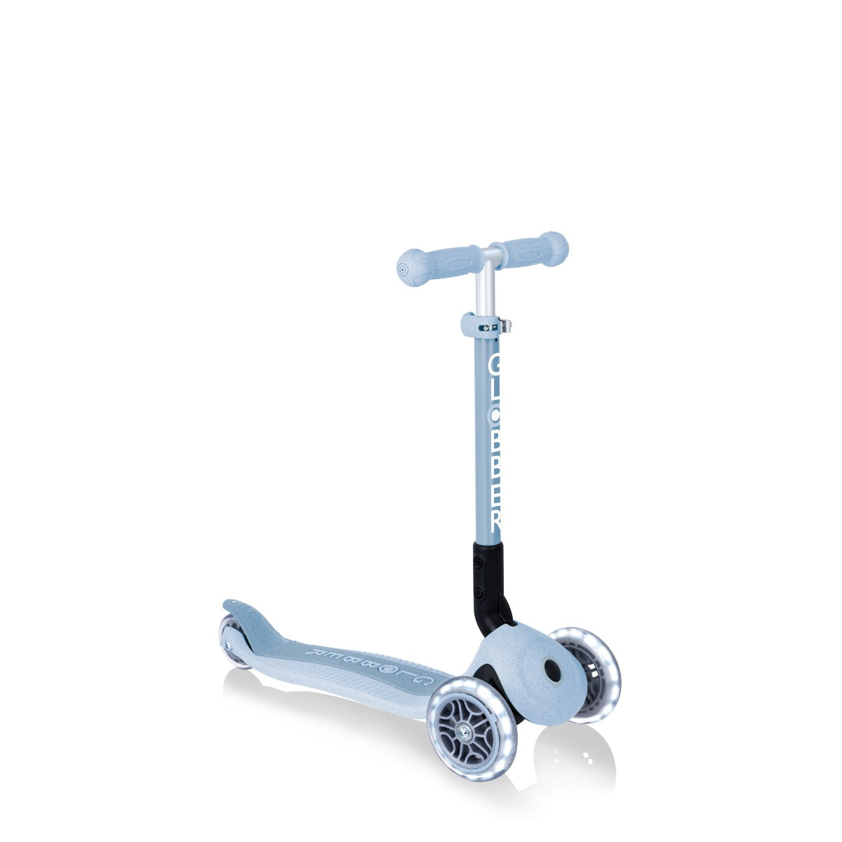 Globber Junior Foldable Fantasy Lights Scooter (LED Wheels) - 8 Colors - Pupsik Singapore