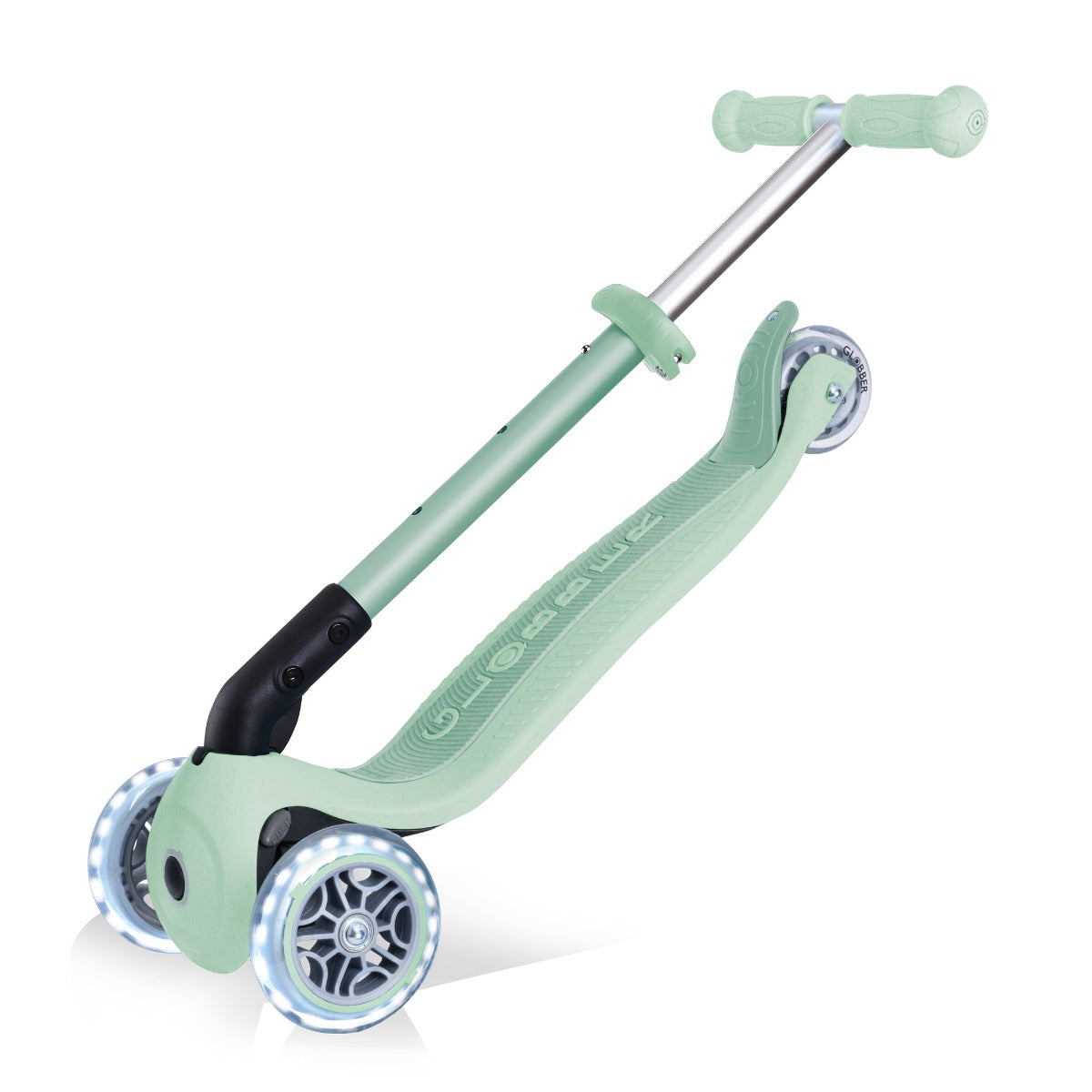 Globber Junior Foldable Fantasy Lights Scooter (LED Wheels) - 8 Colors - Pupsik Singapore