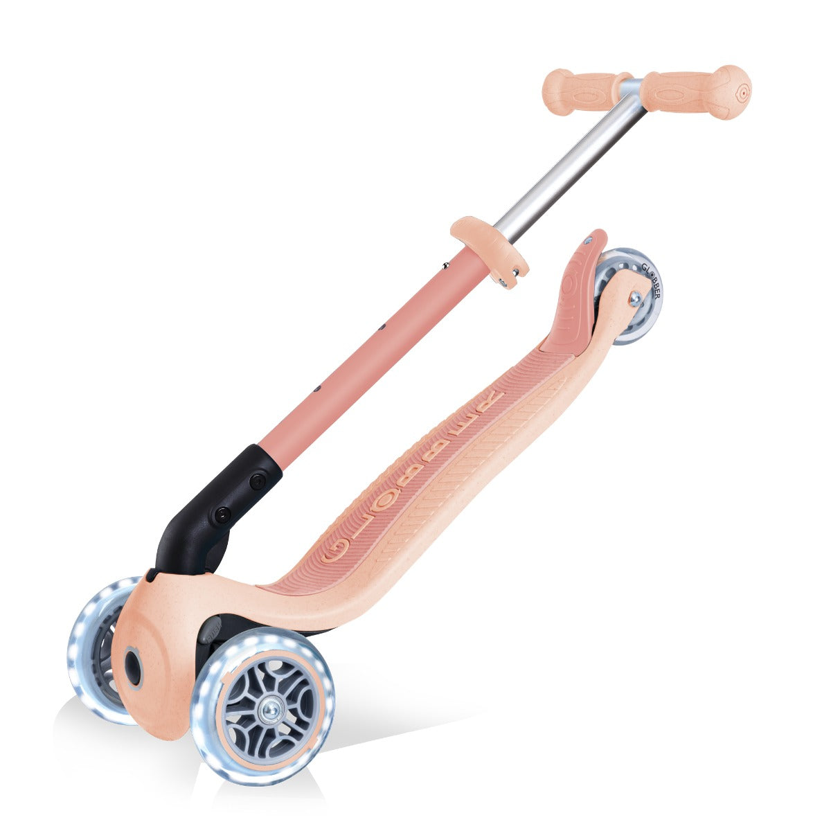 Globber Junior Foldable Fantasy Lights Scooter (LED Wheels) - 8 Colors - Pupsik Singapore