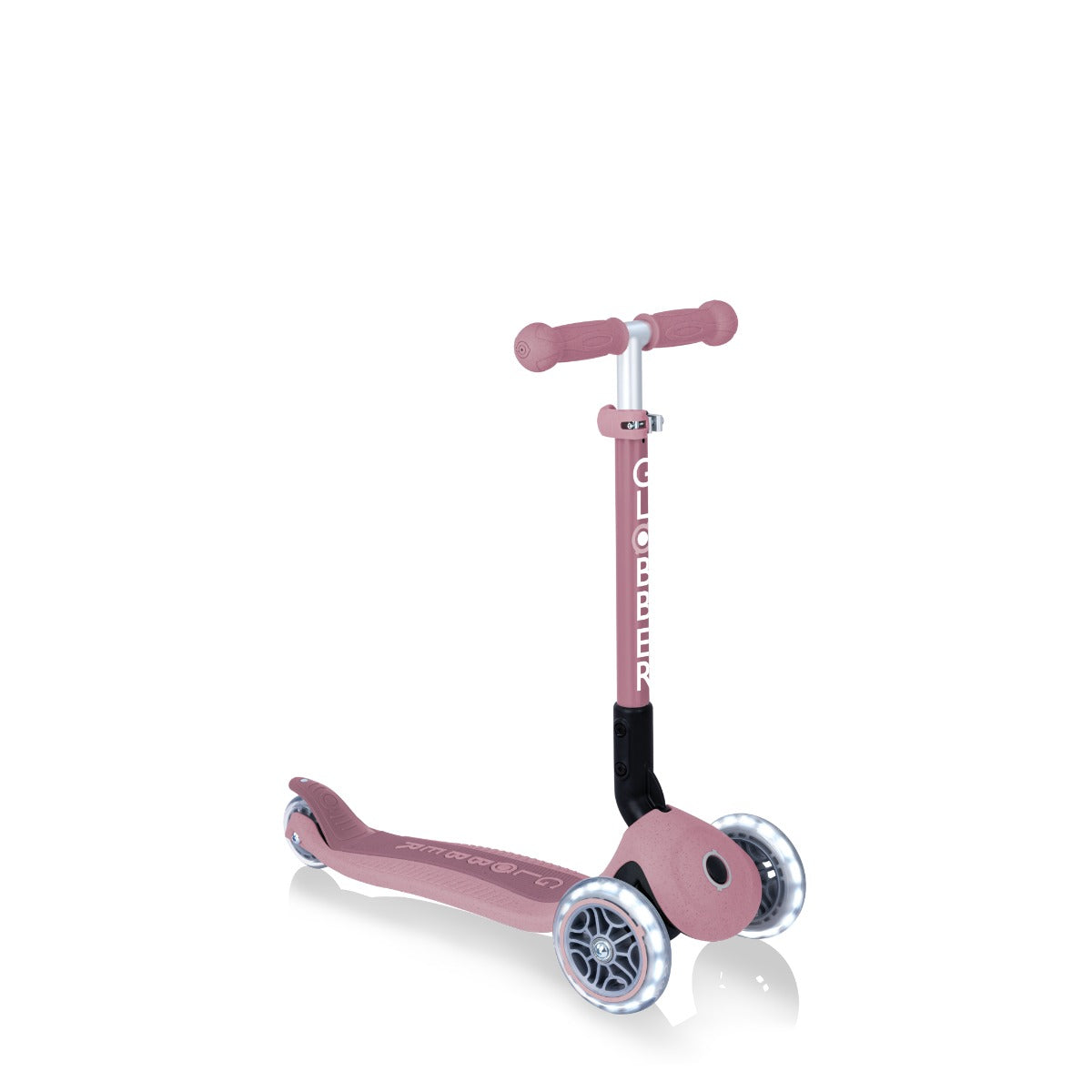Globber Junior Foldable Fantasy Lights Scooter (LED Wheels) - 8 Colors - Pupsik Singapore