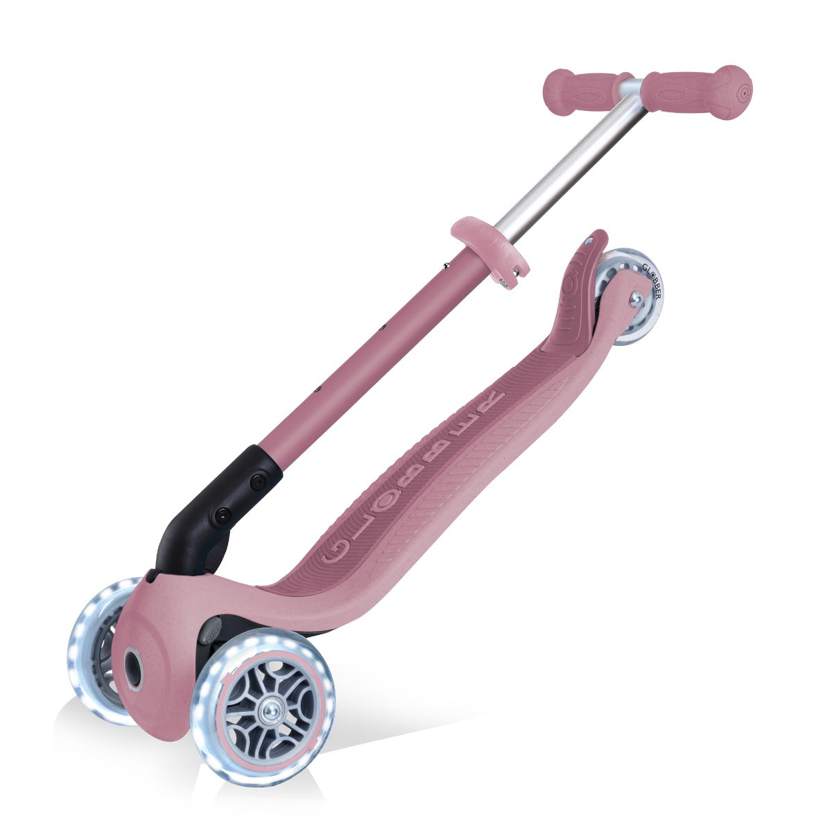 Globber Junior Foldable Fantasy Lights Scooter (LED Wheels) - 8 Colors - Pupsik Singapore