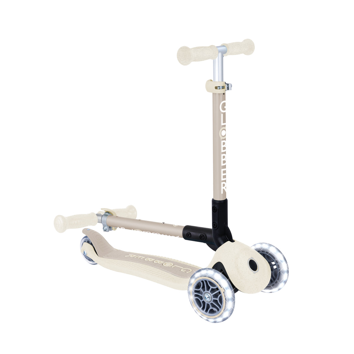 Globber Junior Foldable Fantasy Lights Scooter (LED Wheels) - 8 Colors - Pupsik Singapore