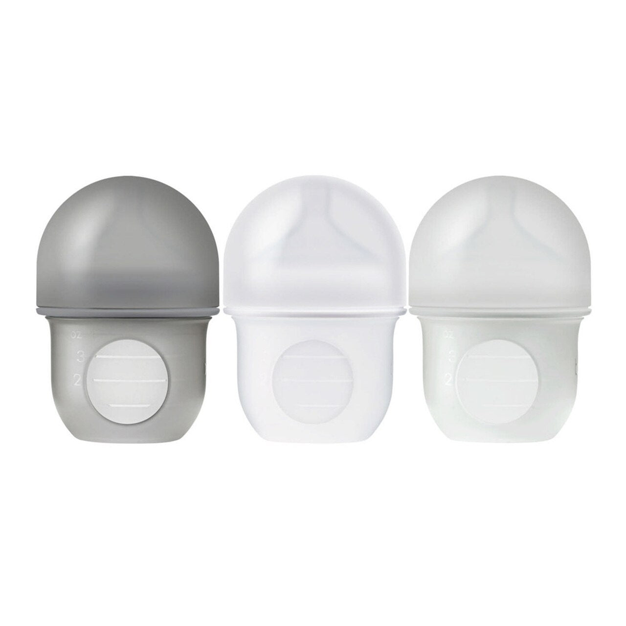 Boon Nursh Silicone Pouch Bottle, 4oz (3pk) (3 Colours) - Pupsik Singapore