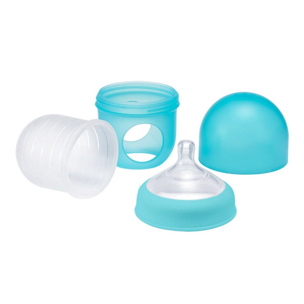 Boon Nursh Silicone Pouch Bottle, 4oz (3pk) (3 Colours) - Pupsik Singapore