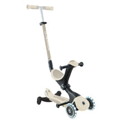 Globber GO•UP Deluxe Lights 360° Convertible Foldable Scooter (LED wheels) - Ecologic Coconut