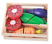Wooden Cutting Vegetables Set