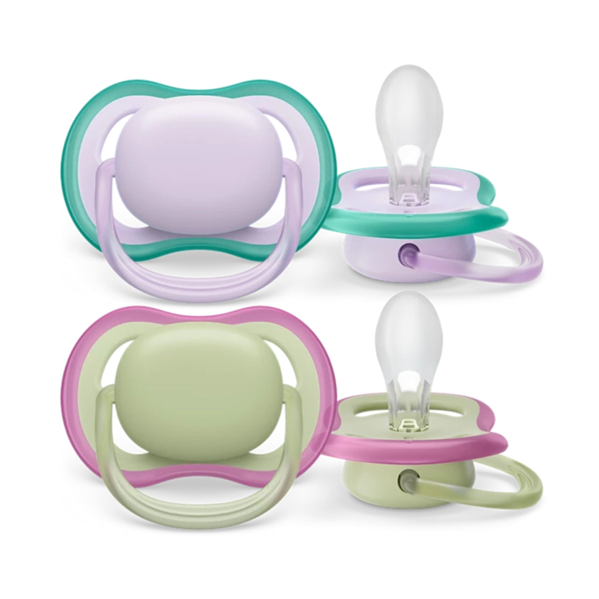 Philips Avent Ultra Air Pacifier, 2pk - 0-6M (8 Designs) - Pupsik Singapore