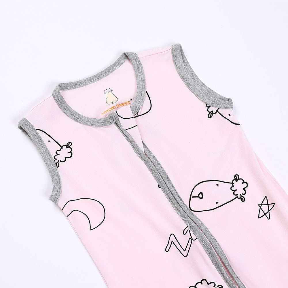 Baa Baa Sheepz Wearable Blanket Zip Sleep Bag - Sweet Dreams Baa Baa Pink