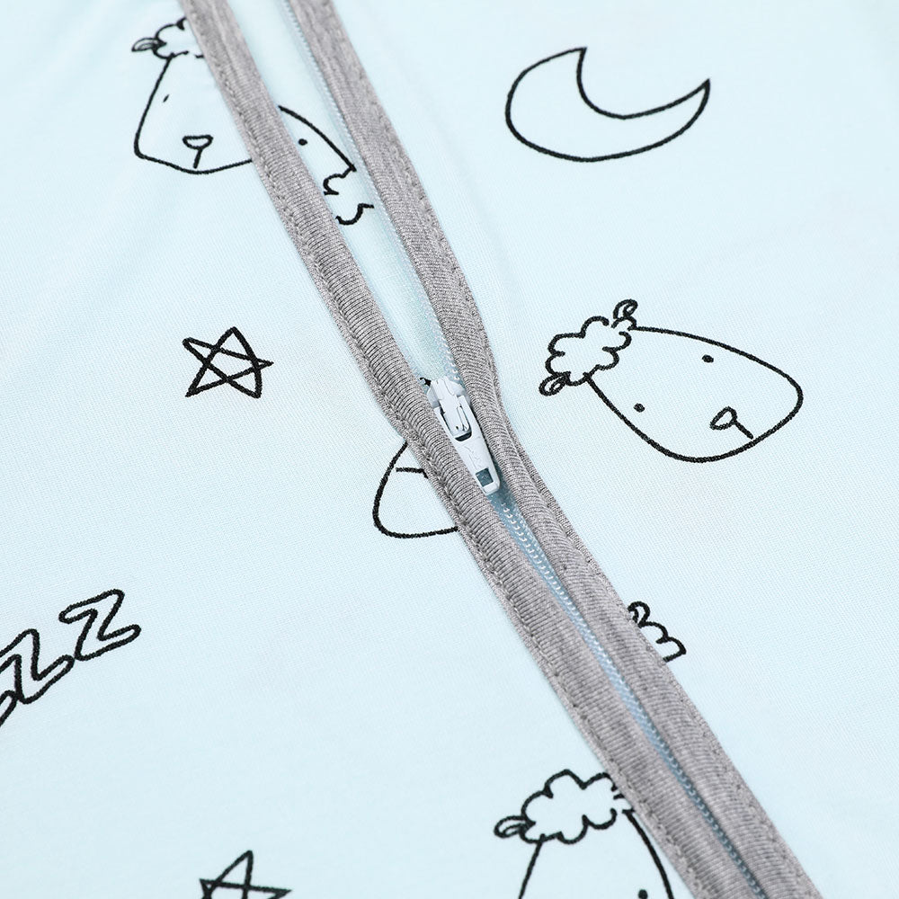 Baa Baa Sheepz Baby Zip Romper - Sweet Dreams Baa Baa Blue (4 Sizes)