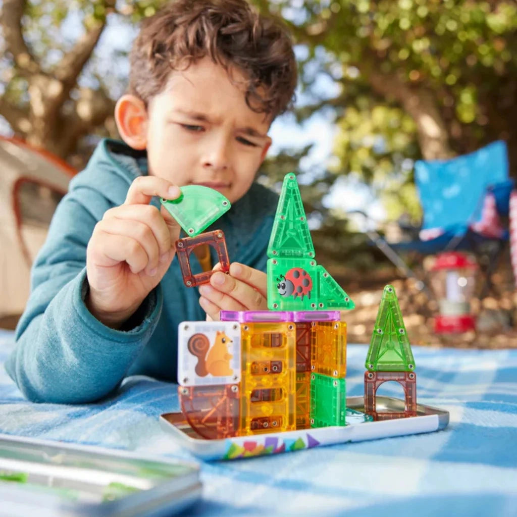 Magna-Tiles microMAGS Treehouse Travel Set, 24pcs - Pupsik Singapore