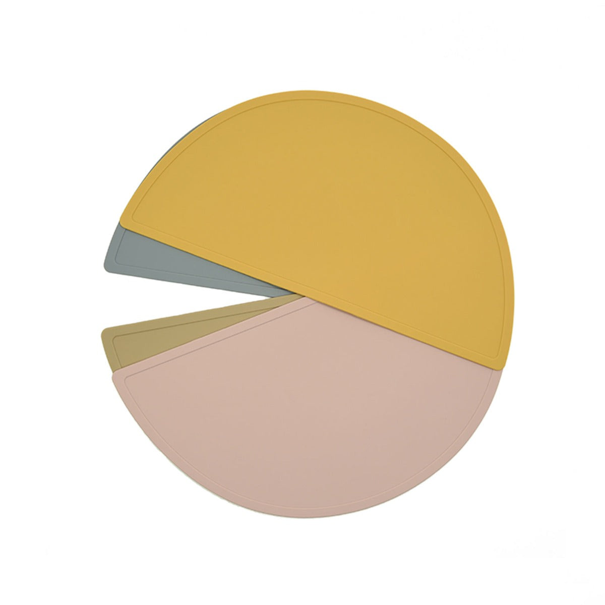 Biomom Silicone Semi Circle Placemat, Small (2 Colours)