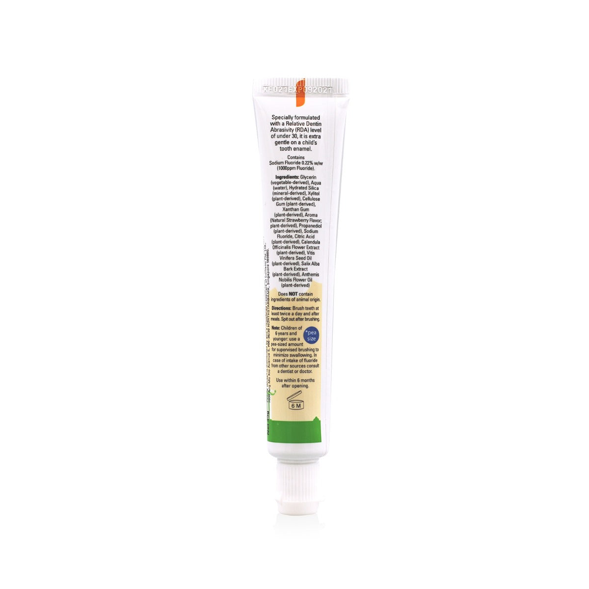 [3 Pack] Pearlie White Enamel Safe Kids’ Fluoride Toothpaste (Strawberry), 45g - exp 02/27